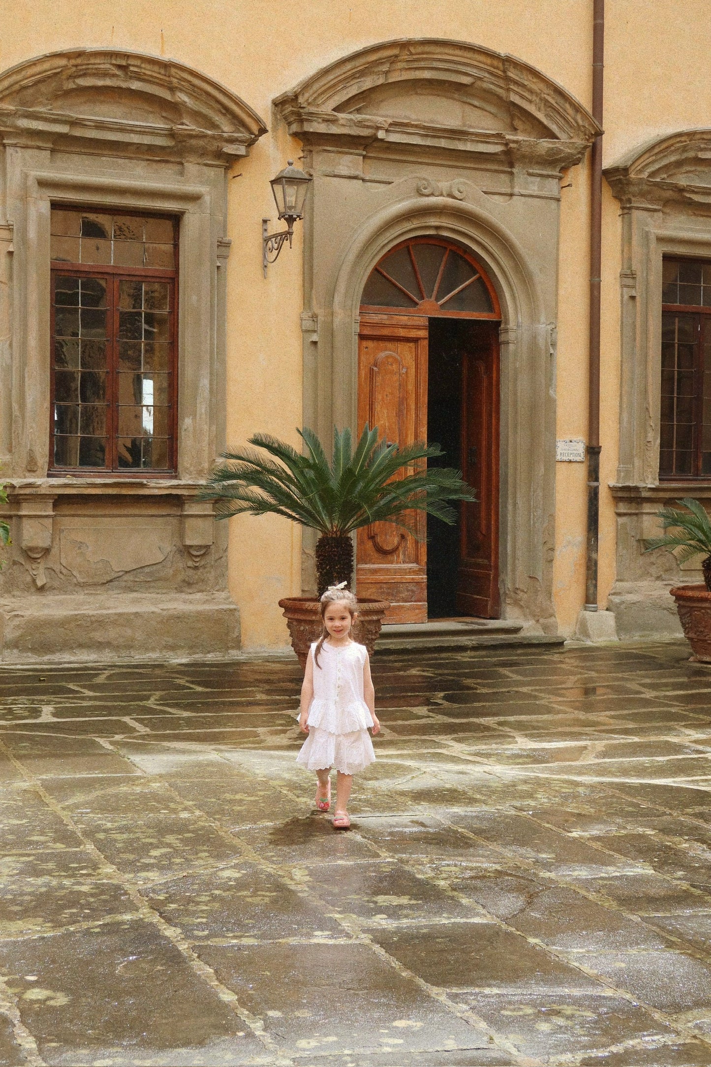 Evelina Dress- Bright White- Girls Summer Dress