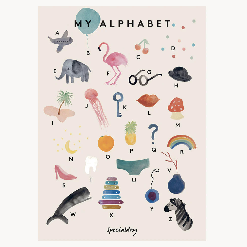 My Alphabet- Children Poster