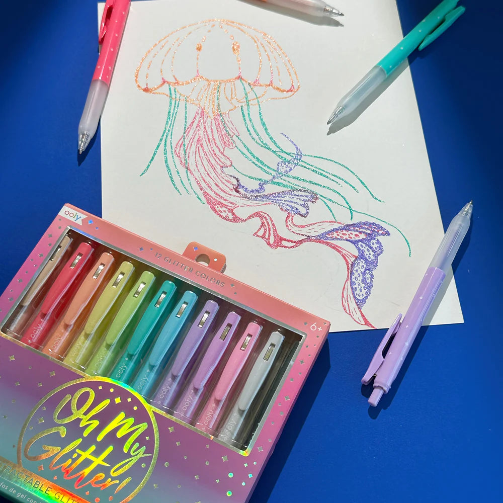 Oh My Glitter! Gel Pens - Set Of 12