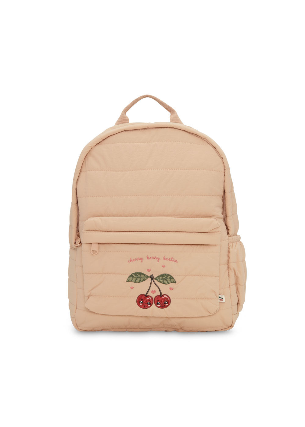 Juno Quilted backpack- Cherry