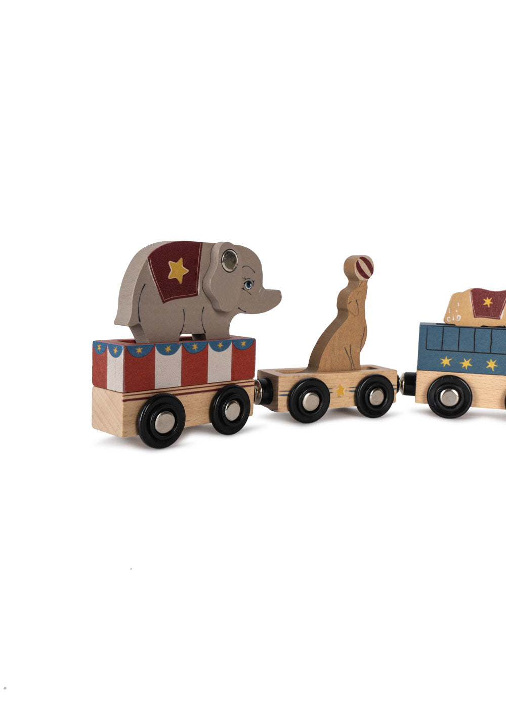 Wooden Animal Train