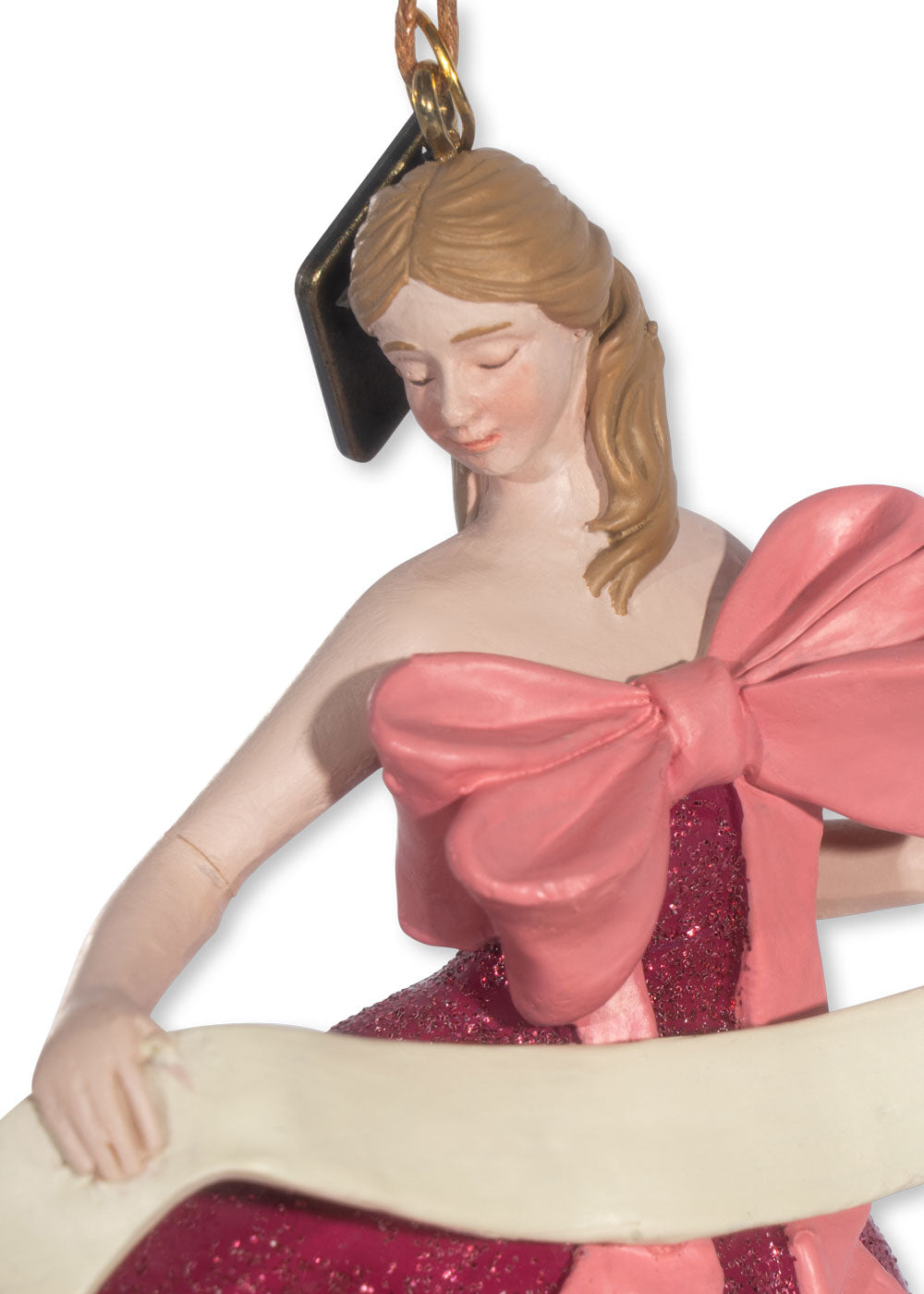 Christmas Bow Ballerina Ornament