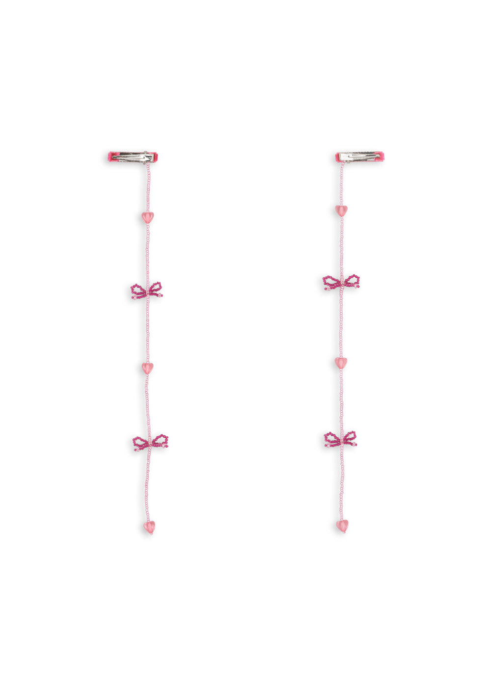 Pearly Tassel Hair Clip- Pink