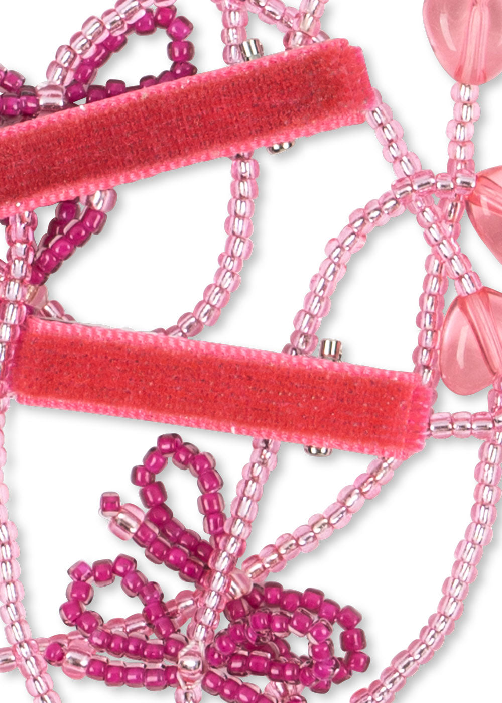 Pearly Tassel Hair Clip- Pink