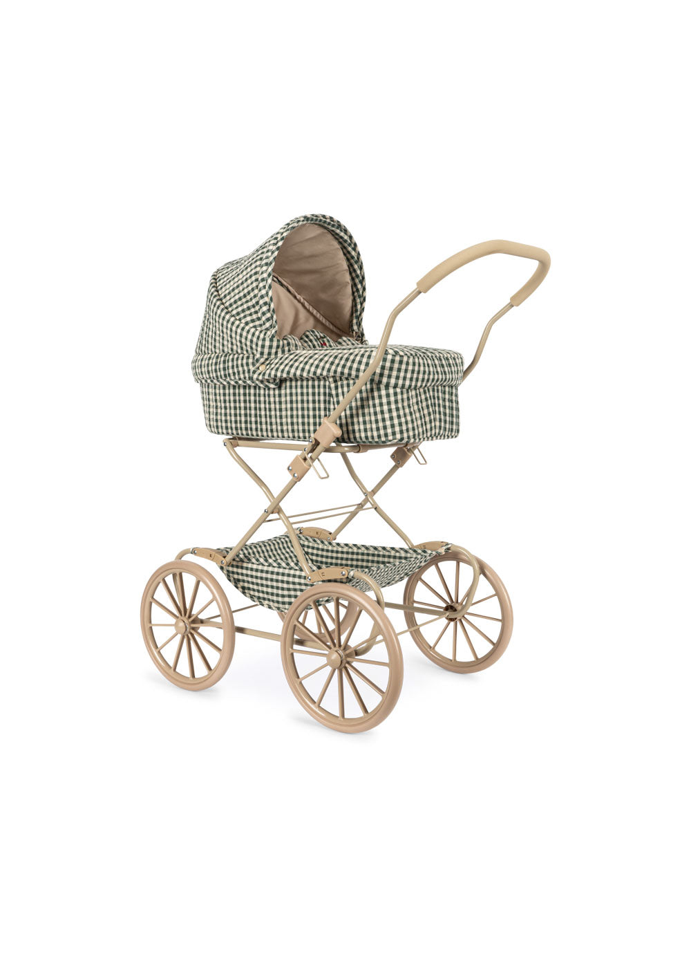 Cheeky Doll Pram- Smoke Pine Check