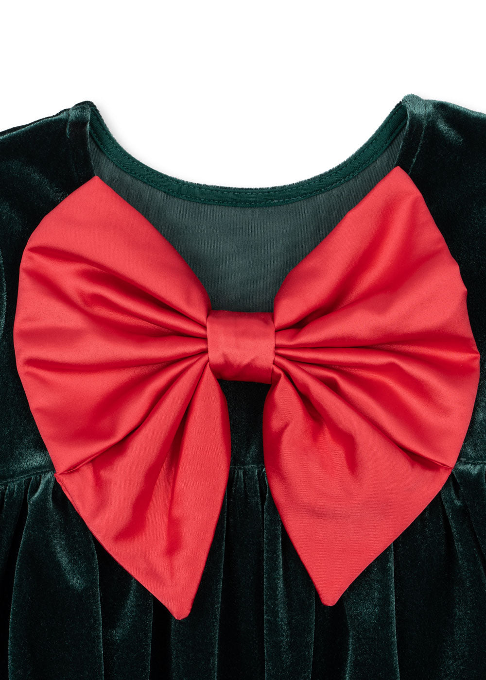 Gia Bow Dress- Pine Grove