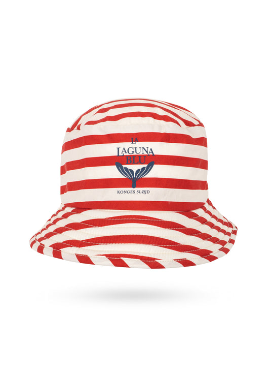 Asnou Bucket Hat- Stripe Rouge