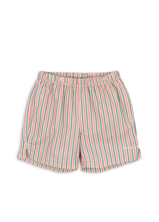 Asnou Swim Shorts-Blush Stripe- Boys Swimwear