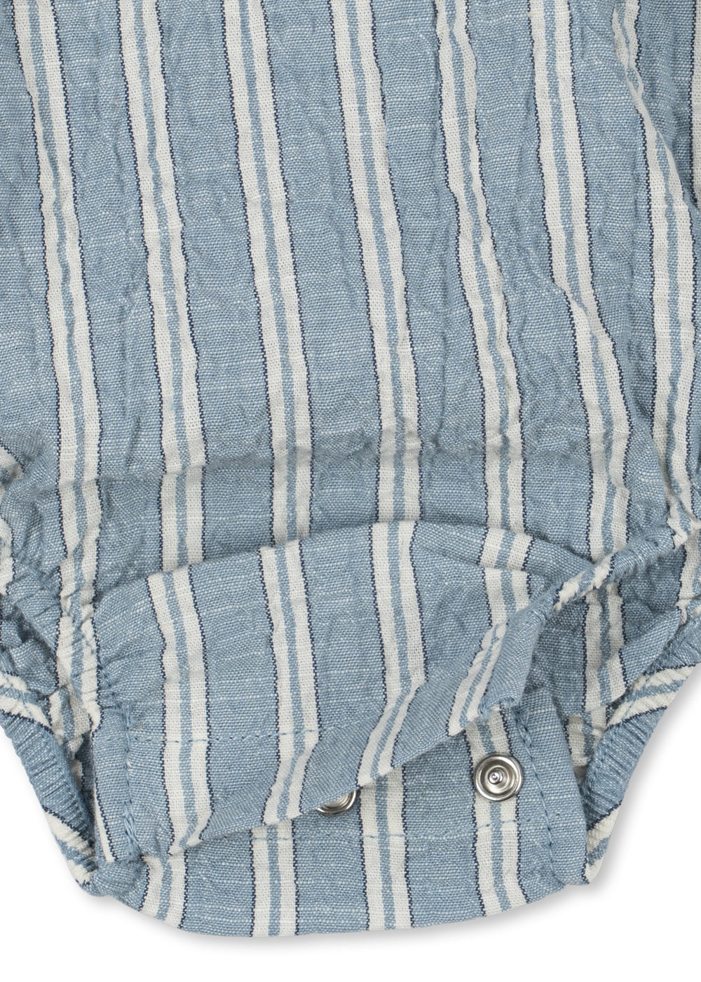 Elliot Romper- Trio Bleu Stripe- Baby Wear