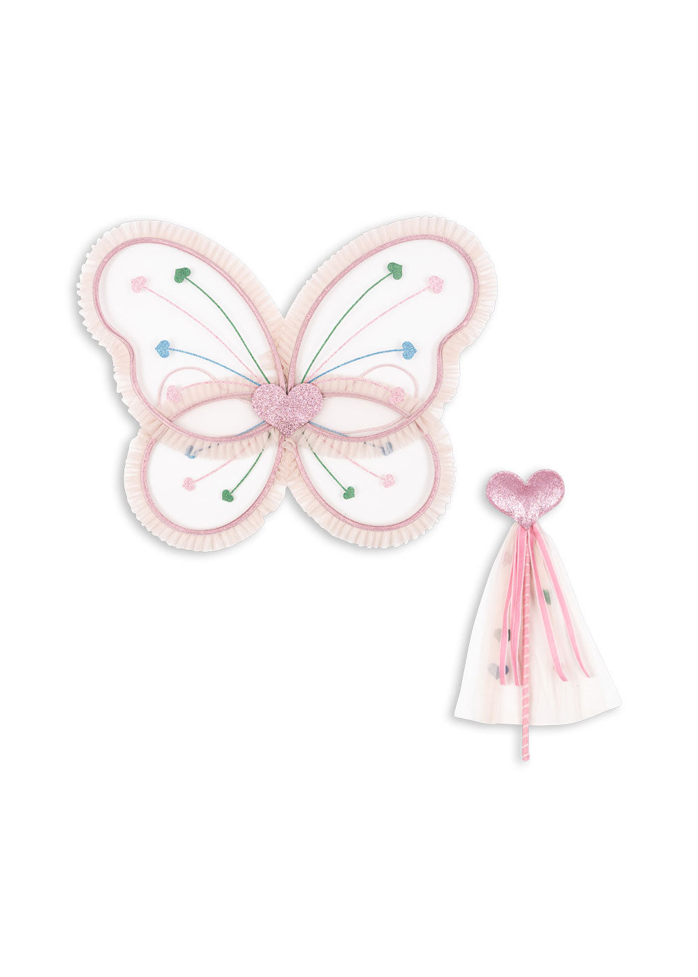 Fairy Frill Costume – Heart Mix Pink – Girls Dress Up