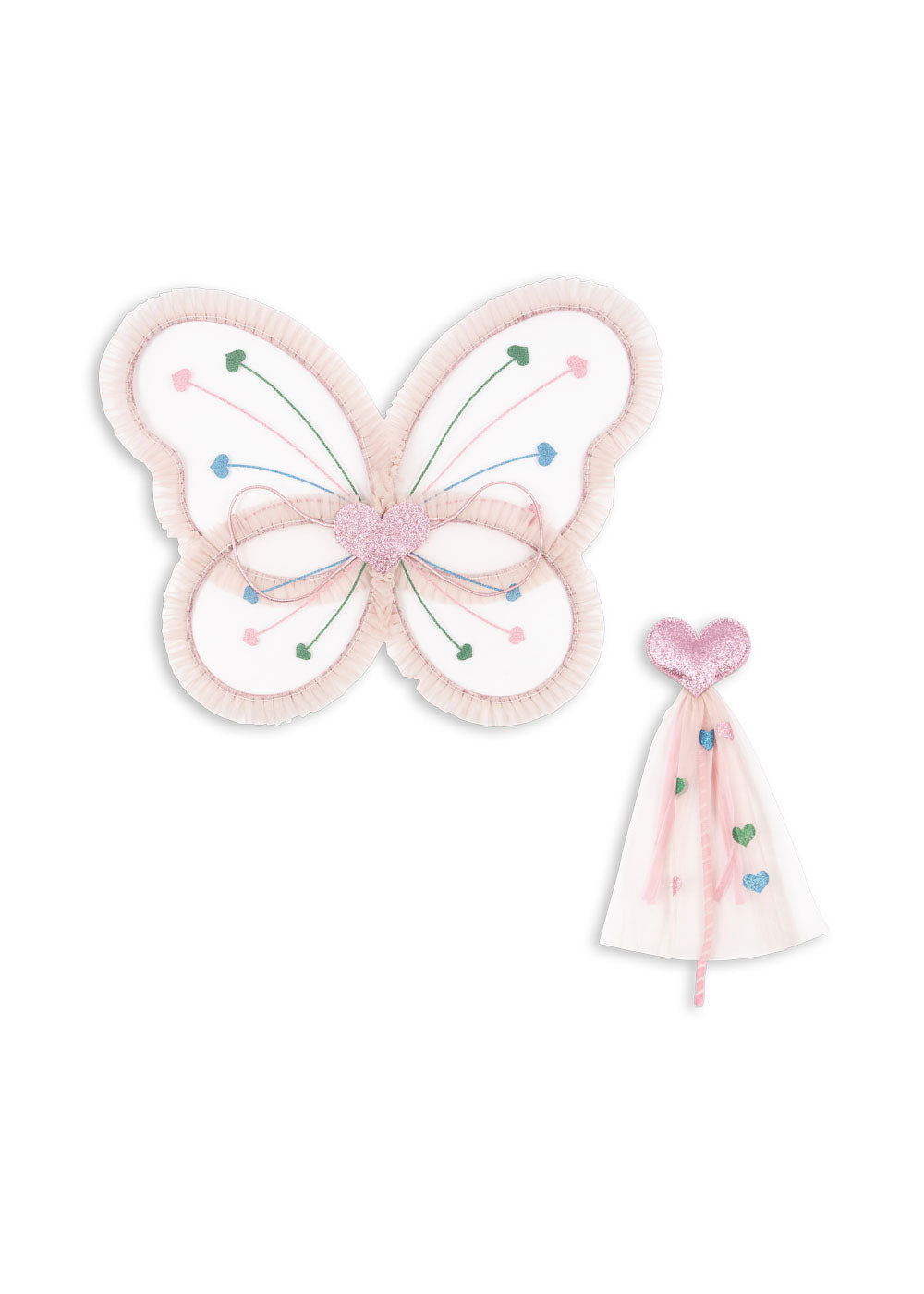 Fairy Frill Costume – Heart Mix Pink – Girls Dress Up