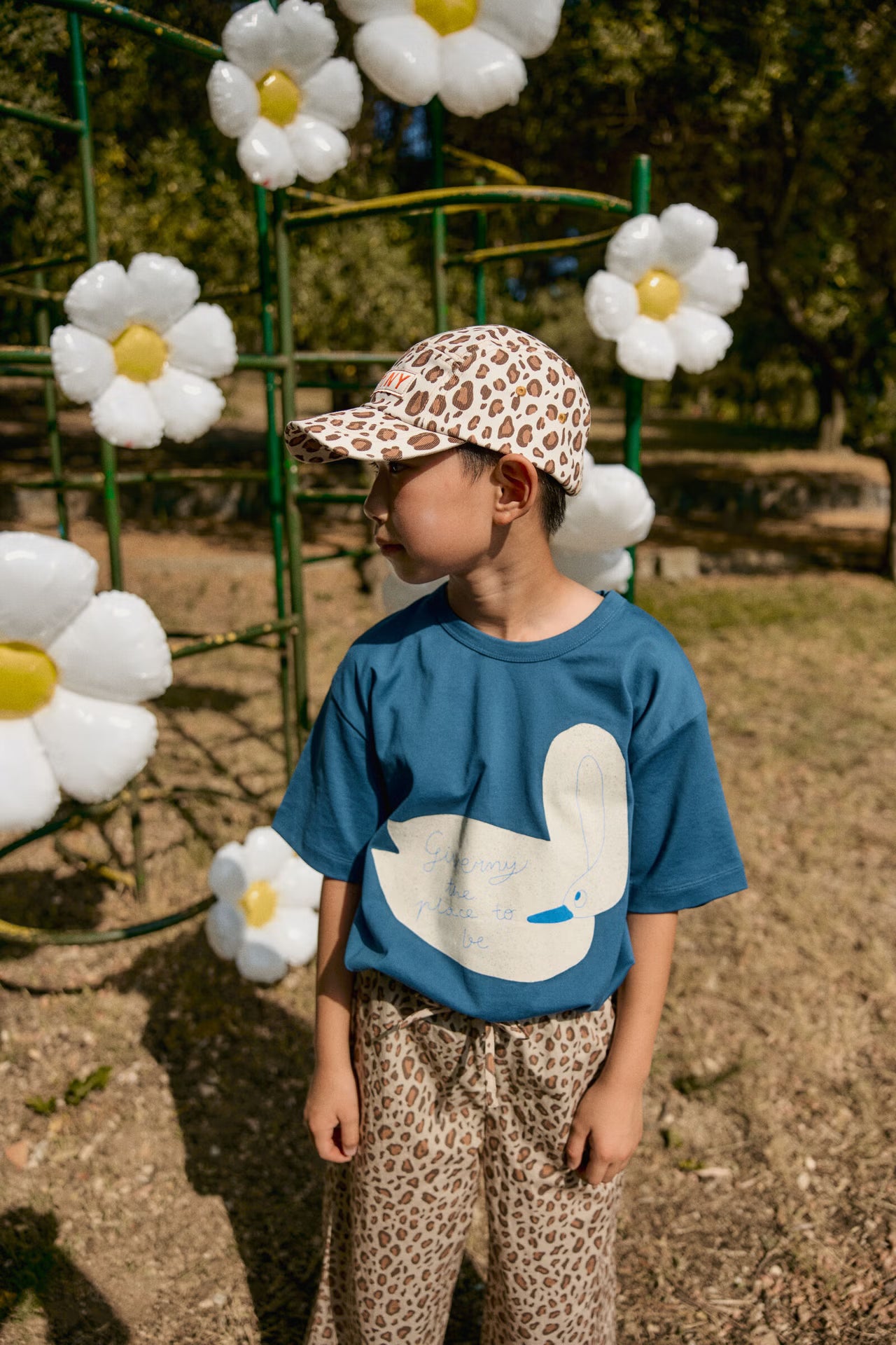 Animal Print Cap- Kids Hat