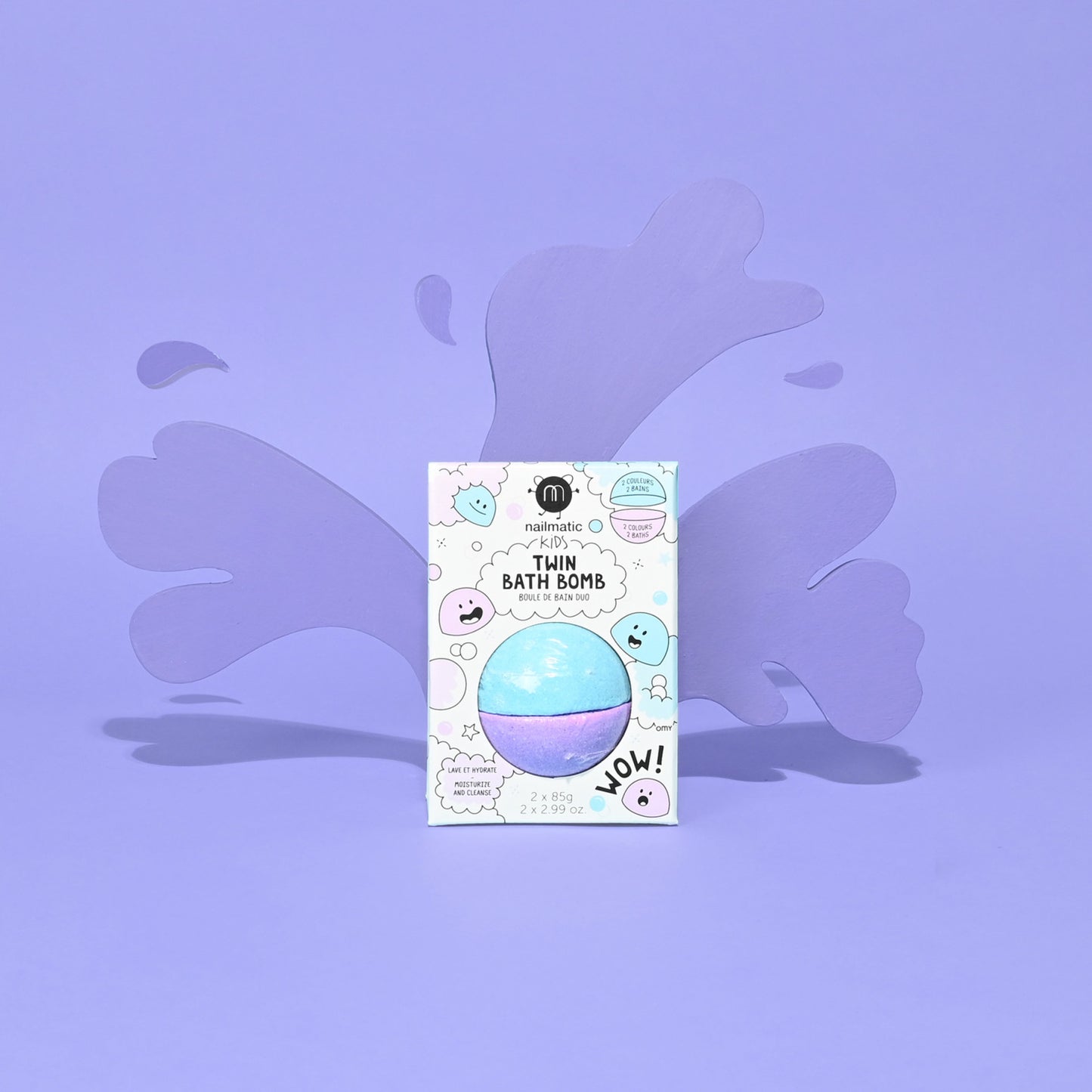 Twin Blue & Violet - Children's Bath Bomb