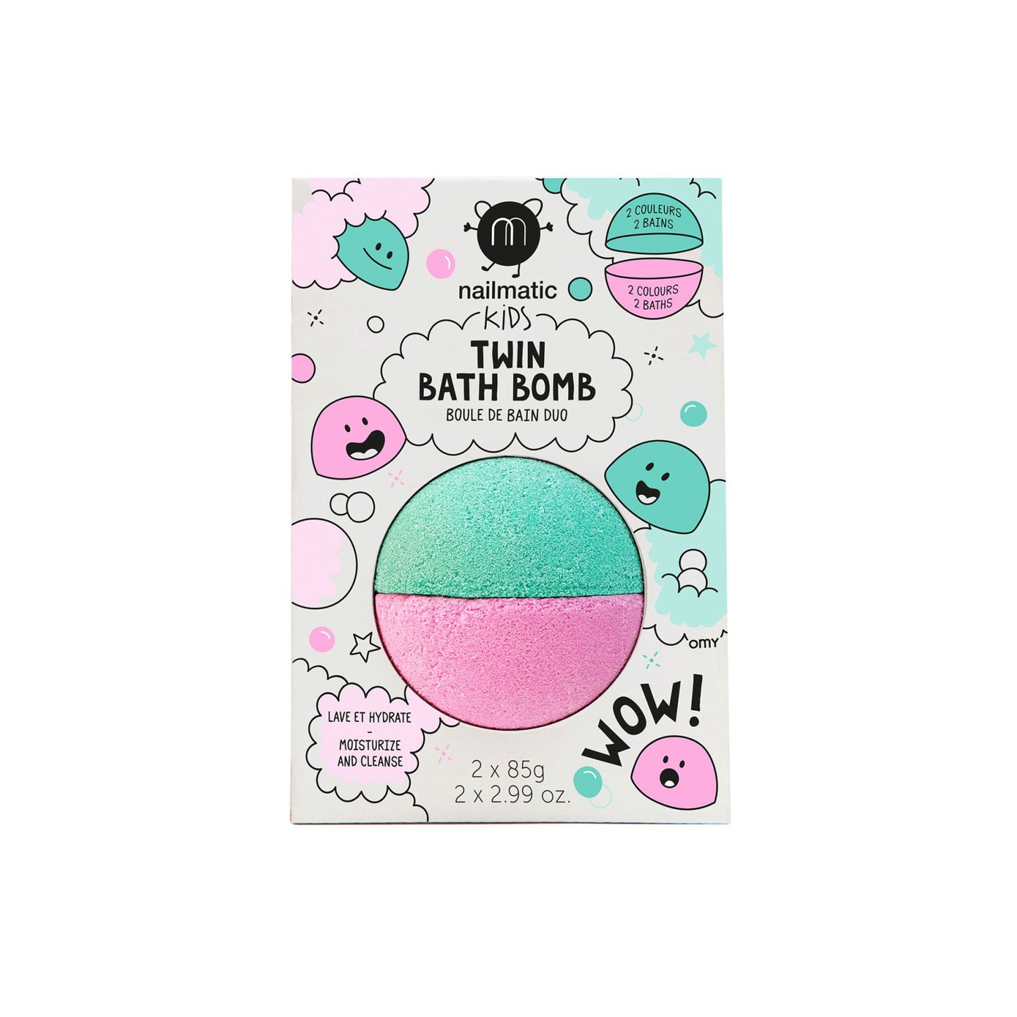 Twin Pink & Lagoon - Children's Bath Bomb