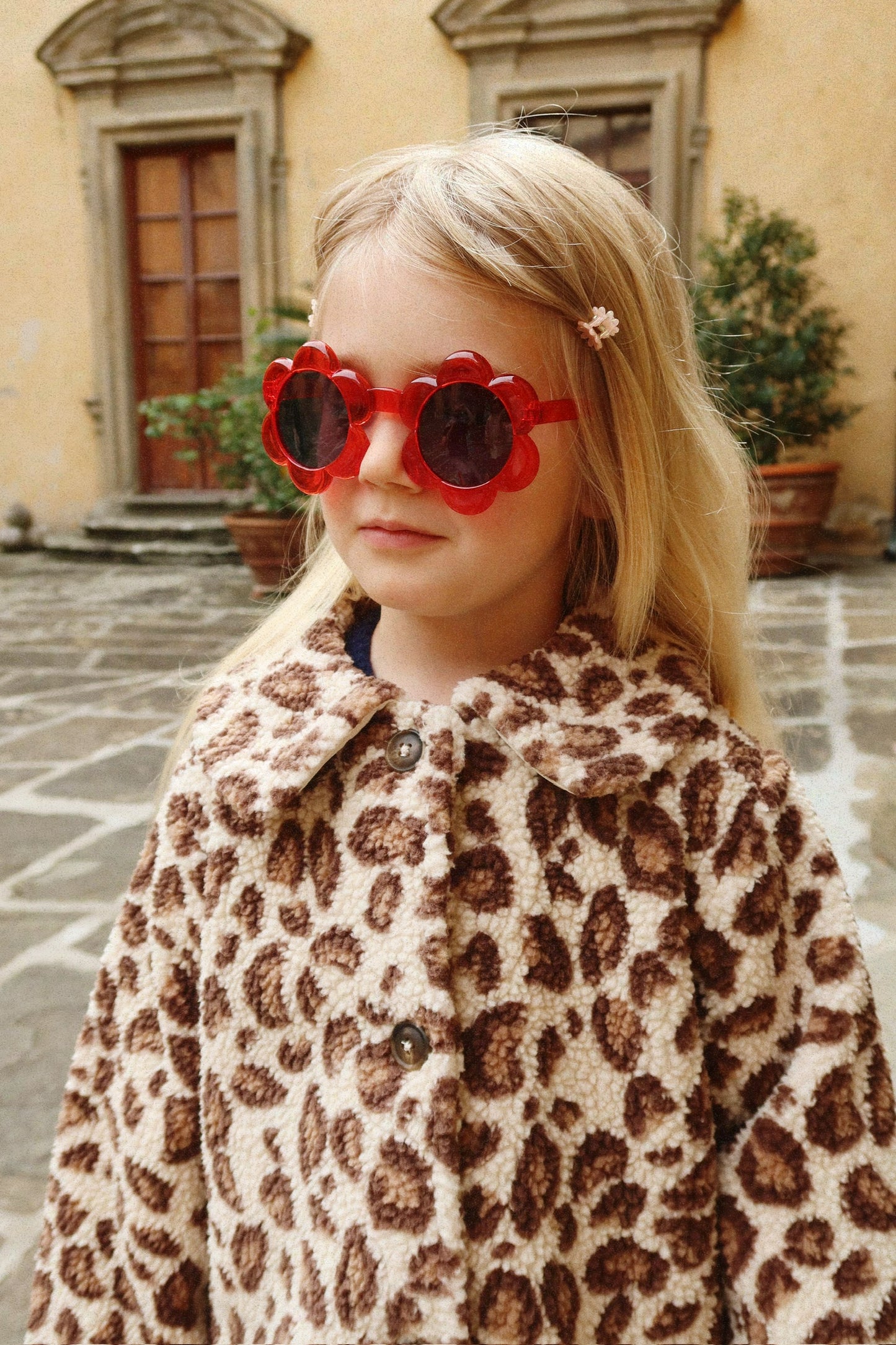 Sunglasses Junior- Red Flowers