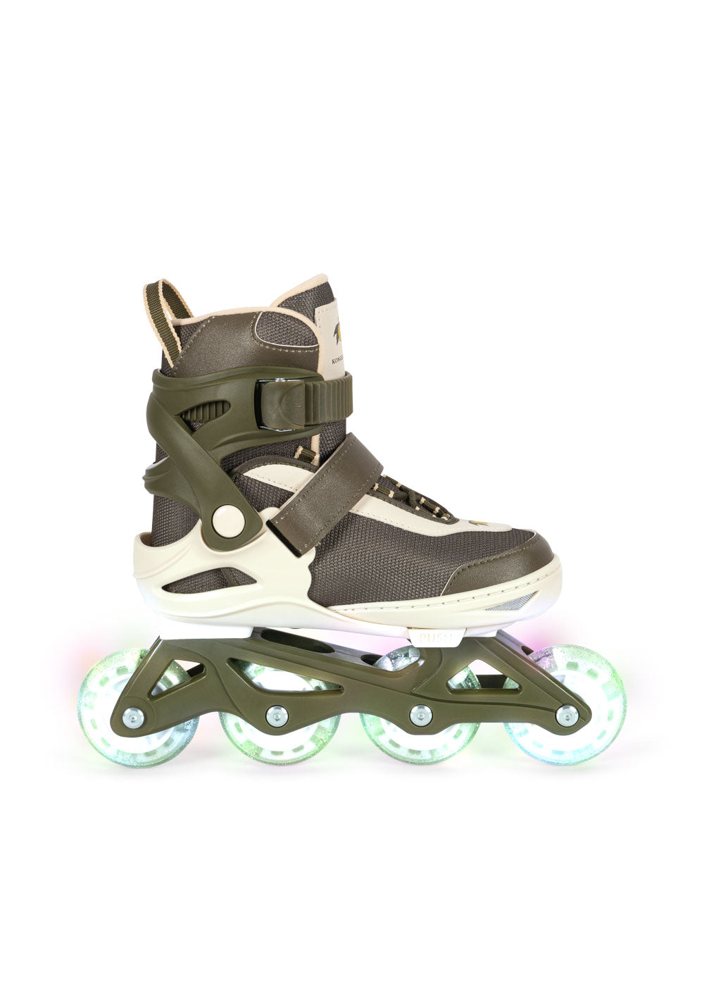 Light Up Roller Skates- Kalamata Olive Green