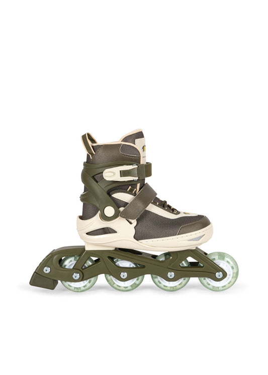 Light Up Roller Skates- Kalamata Olive Green