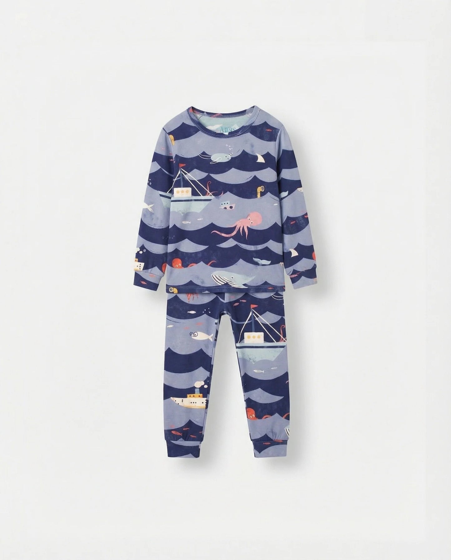 Ocean Snuggles| Kids Bamboo Pajama