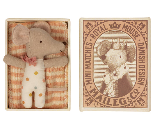 Pink Baby Mouse in Matchbox