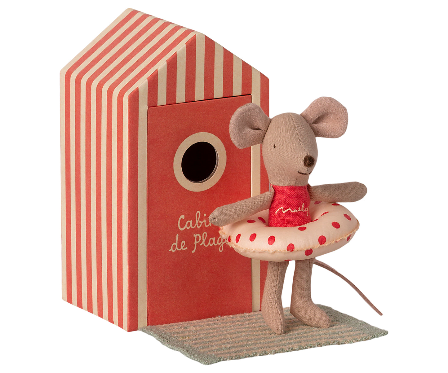 Little Sister Mouse in a Beach Cabin