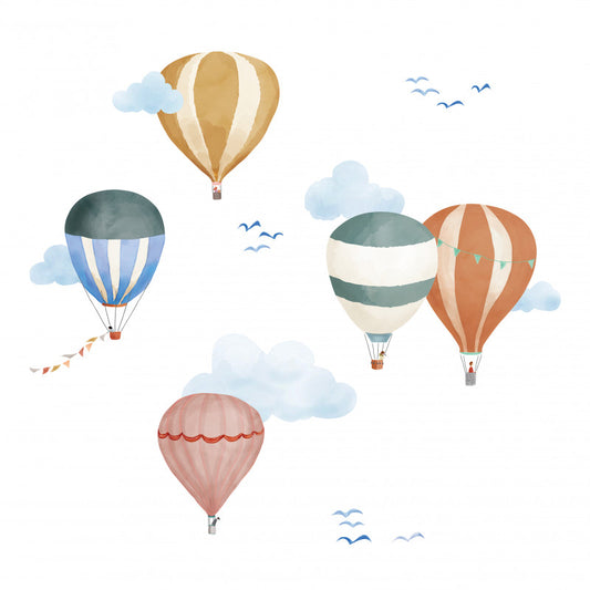 Hot Air Balloon Easy Stickers