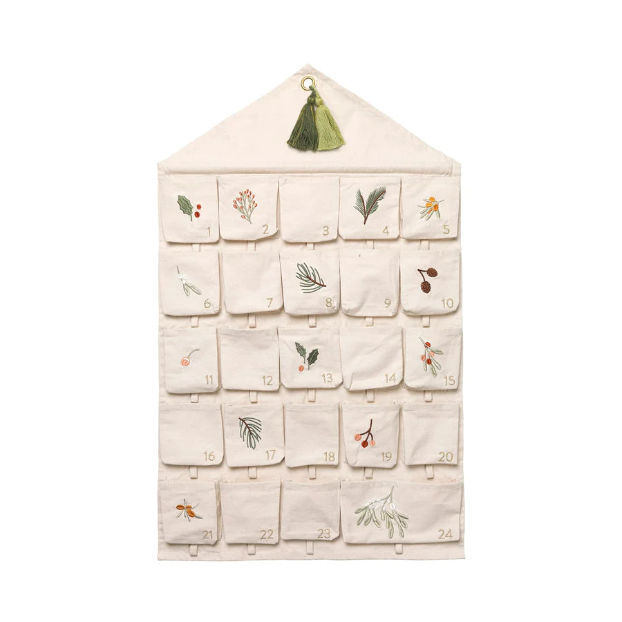 Fabric Christmas Advent Wall Calendar