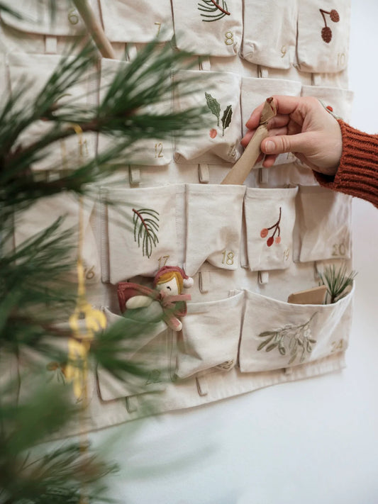 Fabric Christmas Advent Wall Calendar