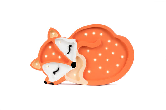 Orange Fox Lamp