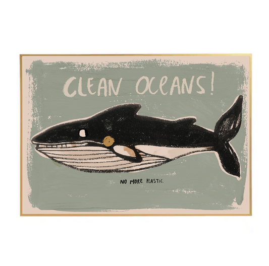 Clean Oceans Poster