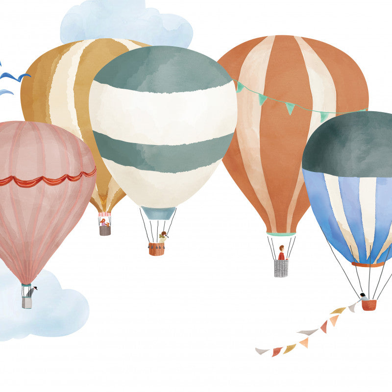 Hot Air Balloon Easy Stickers