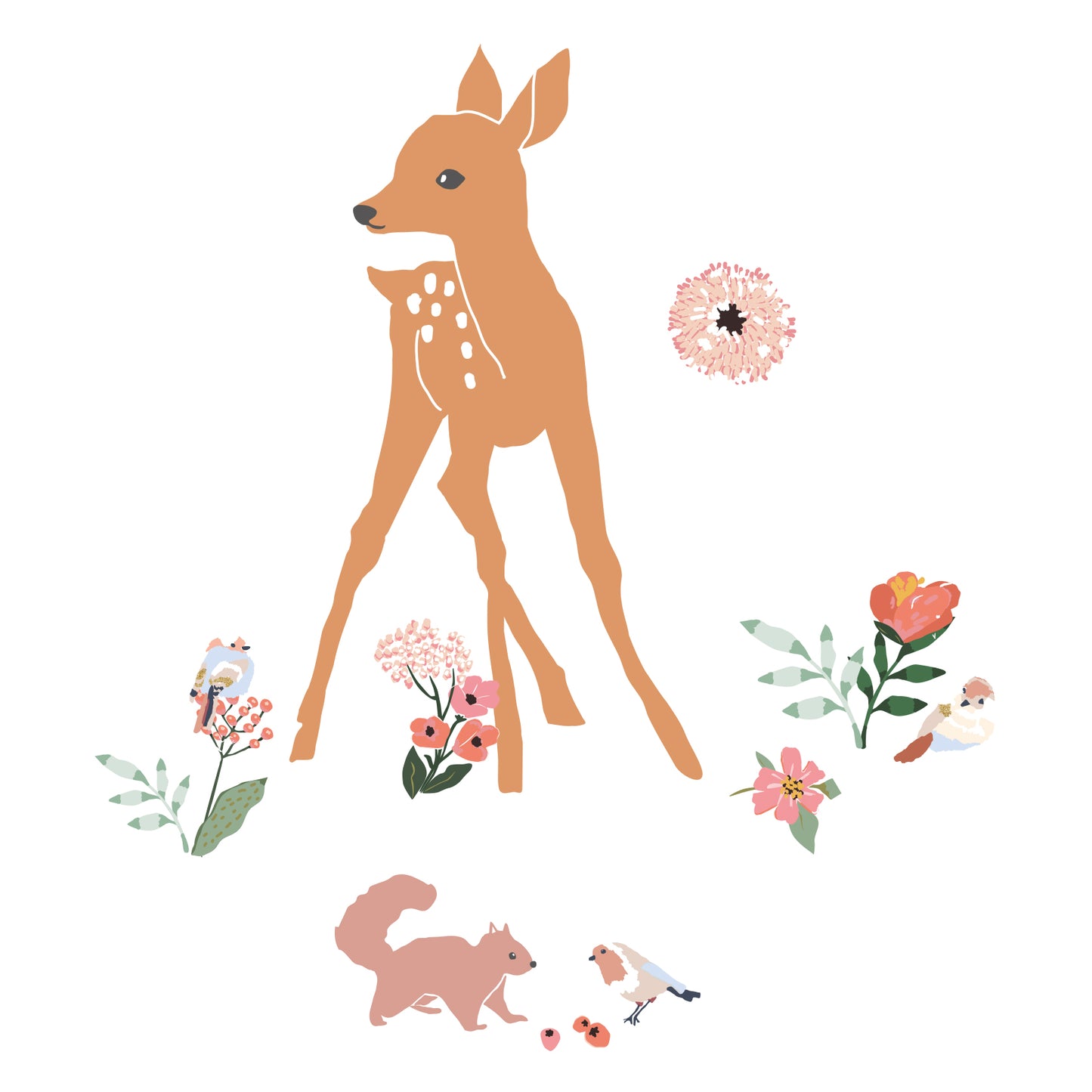 Deer Easy Stickers