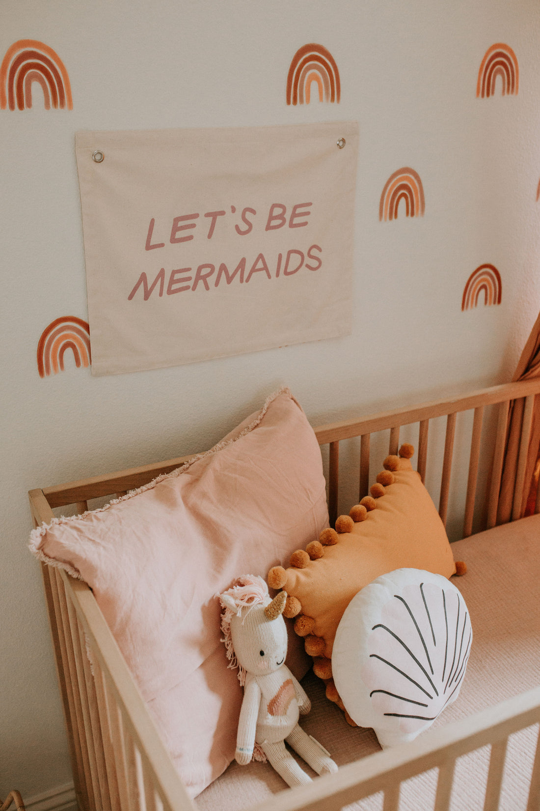 Let’s Be Mermaids- Wall Banner