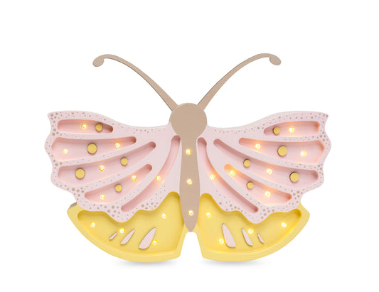 Honey Rose Butterfly  Lamp