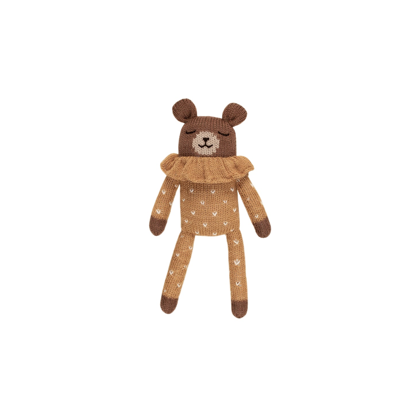 Teddy in Ochre Dotted Pyjamas