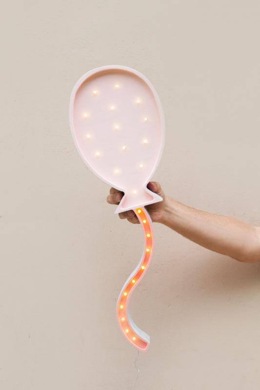 Pink Balloon Lamp